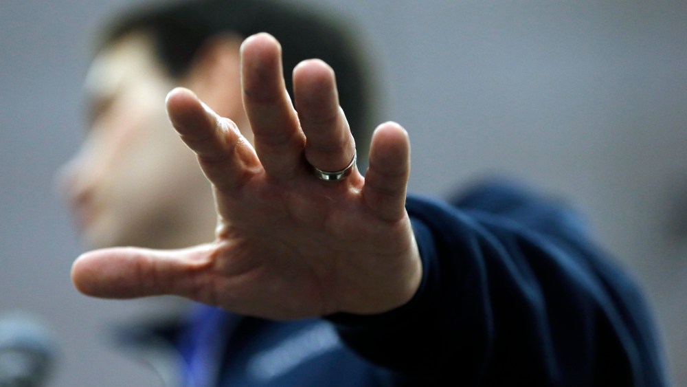 Republican presidential candidate Sen. Marco Rubio, R-Fla., speaks during a campaign stop, Feb. 7, 2016, in Hudson, N.H. (Photo by Matt Rourke/AP)