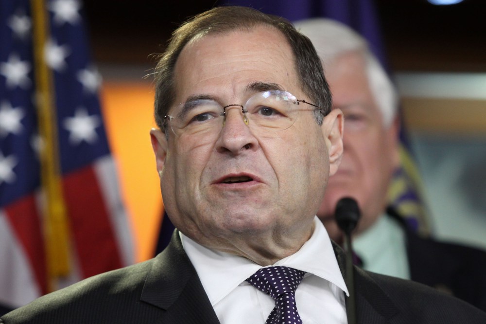 In this June 16, 2015 file photo, Rep. Jerrold Nadler, D-N.Y. speaks during a news conference on Capitol Hill in Washington, D.C. (Photo by Lauren Victoria Burke/AP)