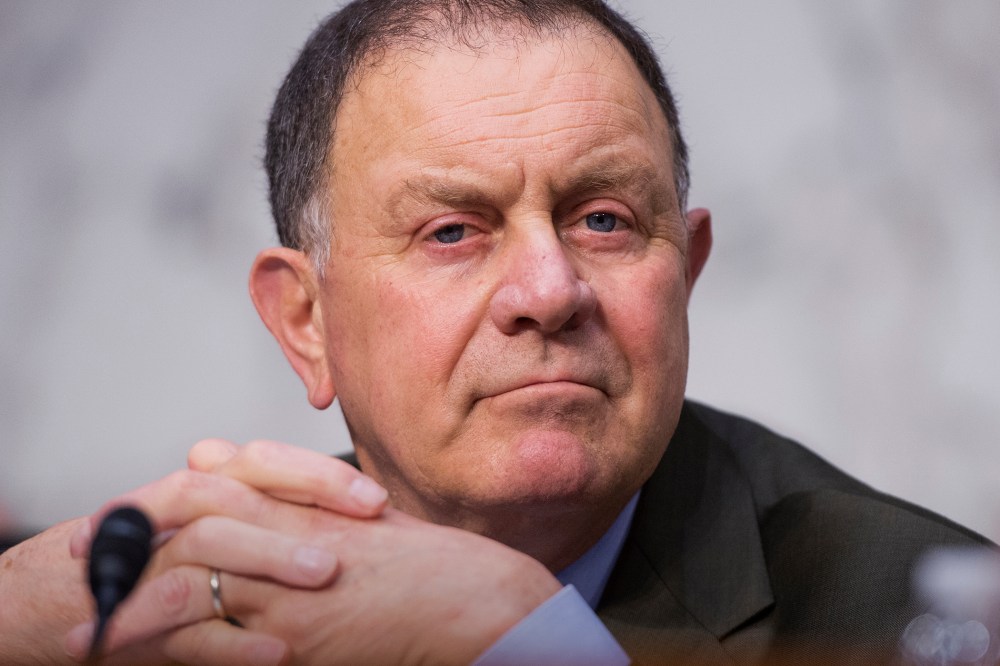 Rep. Richard Hanna, R-N.Y., attends a Joint Economic Committee hearing in the Hart Senate Office Building, Washington, DC, April 18, 2013. (Photo By Tom Williams/CQ Roll Call/AP)