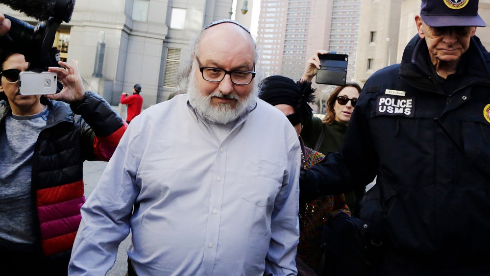 Convicted spy Jonathan Pollard leaves a federal courthouse in New York Friday, Nov. 20, 2015. (Photo by Mark Lennihan/AP)