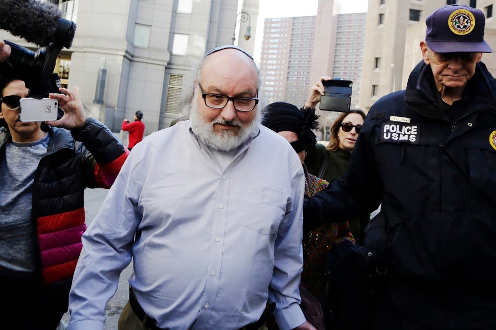 Convicted spy Jonathan Pollard leaves a federal courthouse in New York Friday, Nov. 20, 2015. (Photo by Mark Lennihan/AP)