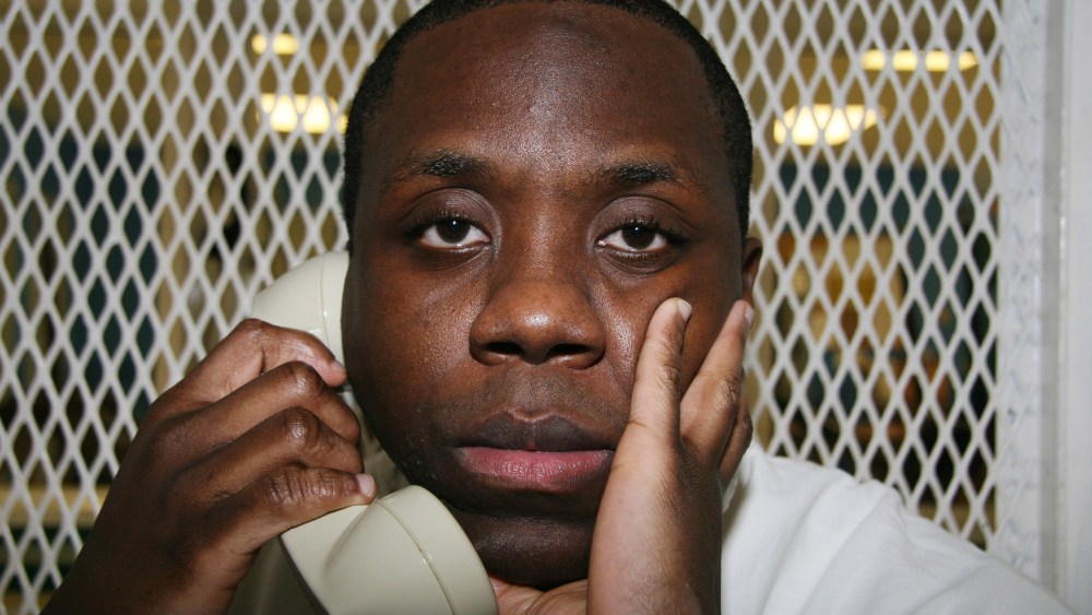 Condemned Texas inmate Raphael Holiday is photographed Oct. 28, 2015, during an interview outside death row at the Texas Department of Criminal Justice Polunsky Unit near Livingston, Texas. (Photo by Michael Graczyk/AP)