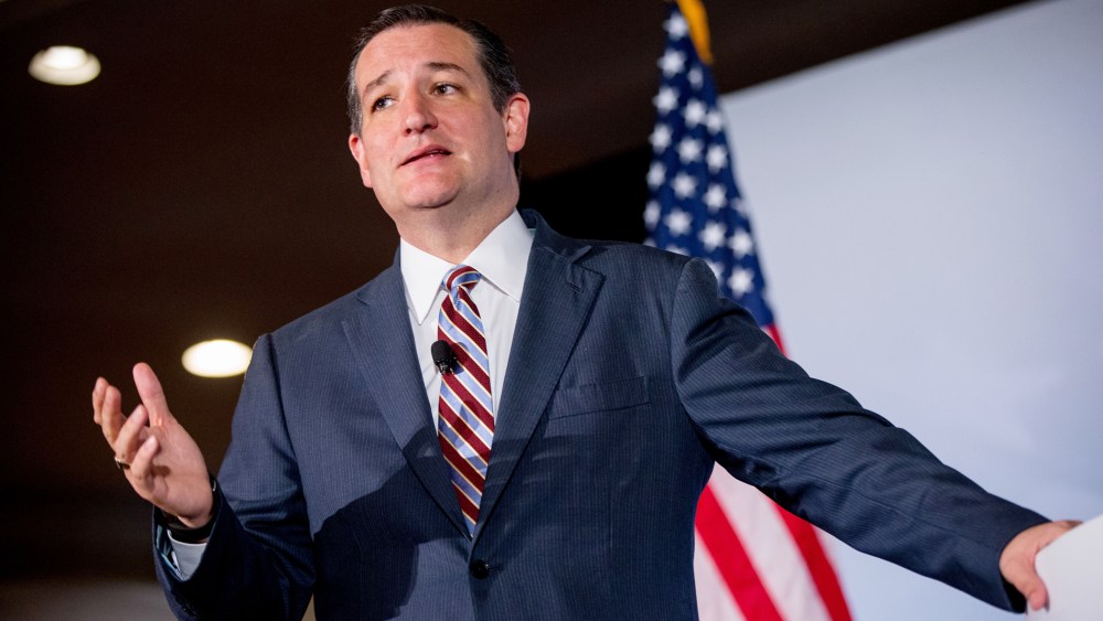 Republican presidential candidate, Sen. Ted Cruz, speaks during the Road to Majority 2015 convention in Washington on June 18, 2015. (Photo by Andrew Harnik/AP)