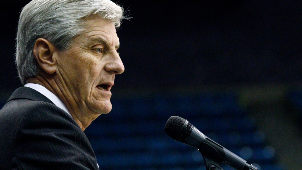 Gov. Phil Bryant speaks during an event on Oct. 29, 2015 in Jackson, Miss. (Photo by Rogelio V. Solis/AP)