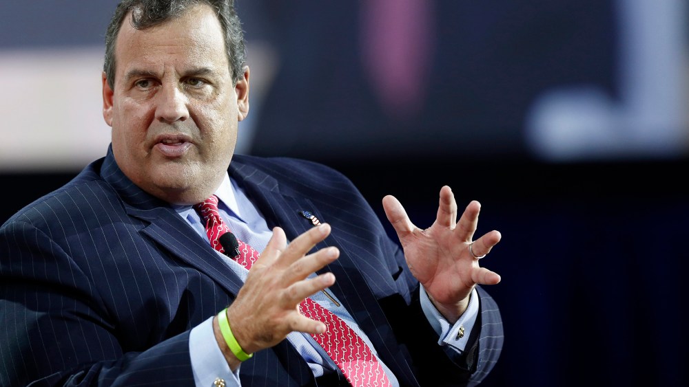 Republican presidential candidate, New Jersey Gov. Chris Christie speaks during an education summit, Wednesday, Aug. 19, 2015, in Londonderry, N.H. (Photo by Jim Cole/AP)
