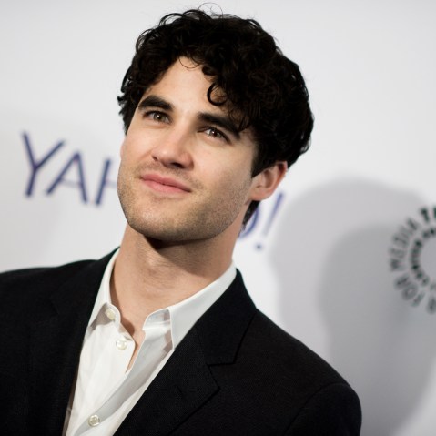 Darren Criss arrives at the 32nd Annual Paleyfest : "Glee" held at The Dolby Theatre on March 13, 2015, in Los Angeles, Calif. (Photo by Richard Shotwell/Invision/AP)