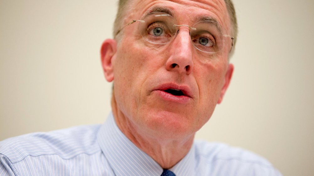 Congressional Steel Caucus Chairman Rep. Tim Murphy, R-Pa. speaks on Capitol Hill in Washington, Thursday, March 26, 2015, during a hearing of the caucus to discuss the state of the U.S. steel industry.
