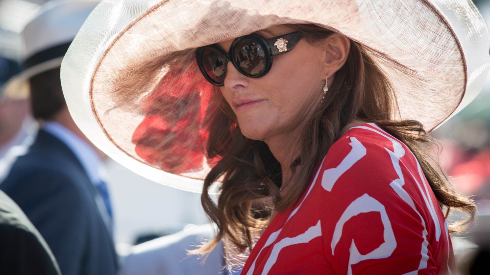 Caitlyn Jenner at The Del Mar Thoroughbred Club. (Photo by Photo by: Joel Mark/Star Max/IPx/AP)