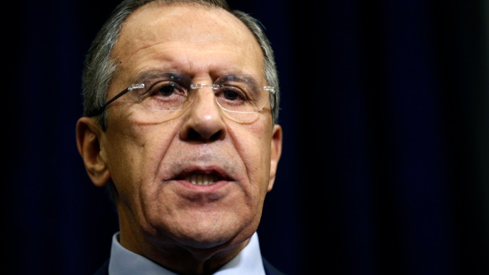Russian Foreign Minister Sergey Lavrov speaks to the media in Sochi, Russia on Nov. 24, 2015. (Photo by Maxim Shipenkov/Pool/AP)