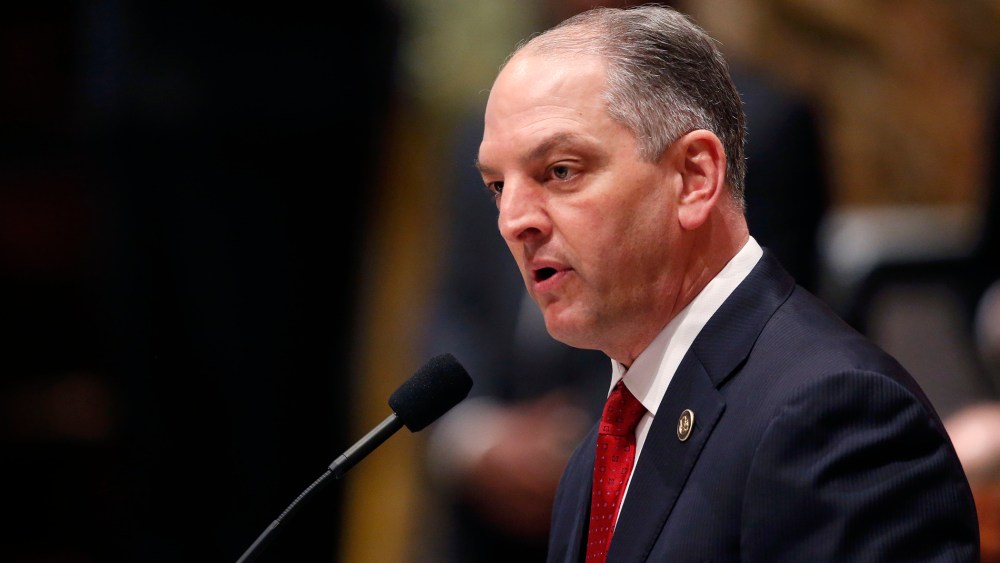 Louisiana Gov. John Bel Edwards speaks during the opening of a special legislative session in the state House chamber in Baton Rouge, La., Feb. 14, 2016. (Photo by Gerald Herbert/AP)