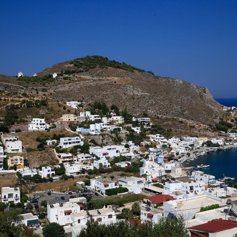 A view of the Greek island of Leros, Aug. 17, 2015. (Photo by Lefteris Pitarakis/AP)