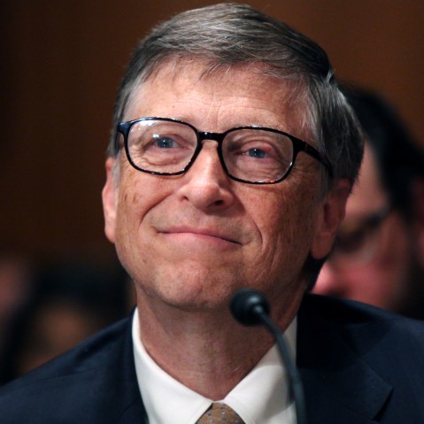 Bill Gates, the co-Chair of the Bill and Melinda Gates Foundation, testifies on Capitol Hill in Washington, March 26, 2015. (Photo by Lauren Victoria Burke/AP)