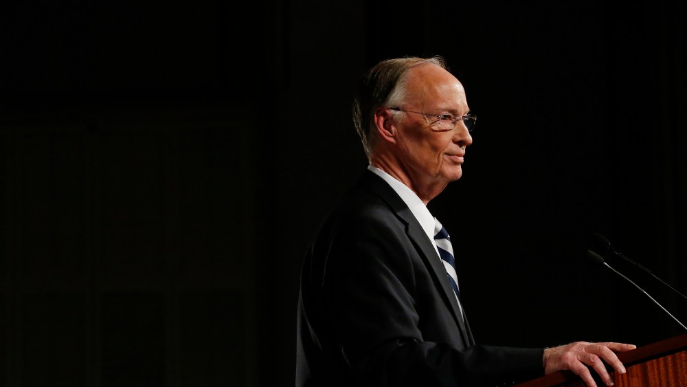 Alabama Gov. Robert Bentley speaks during the annual State of the State address at the Capitol, Feb. 2, 2016, in Montgomery, Ala. (Photo by Brynn Anderson/AP)
