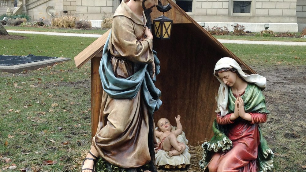 A nativity scene. (Photo by David Eggert/AP)