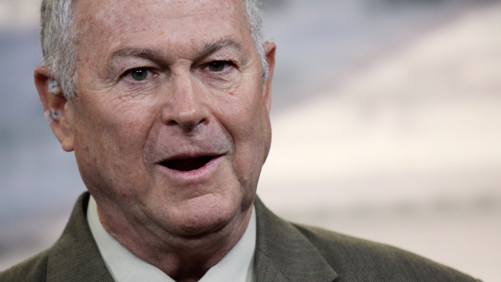 In this Nov. 13, 2013 file photo, Rep. Dana Rohrabacher, R-Calif. speaks during a news conference on Capitol Hill in Washington.