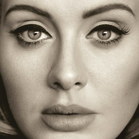 This CD cover image released by Columbia Records shows, "25," the latest release by Adele. (Photo by Columbia Records/AP)