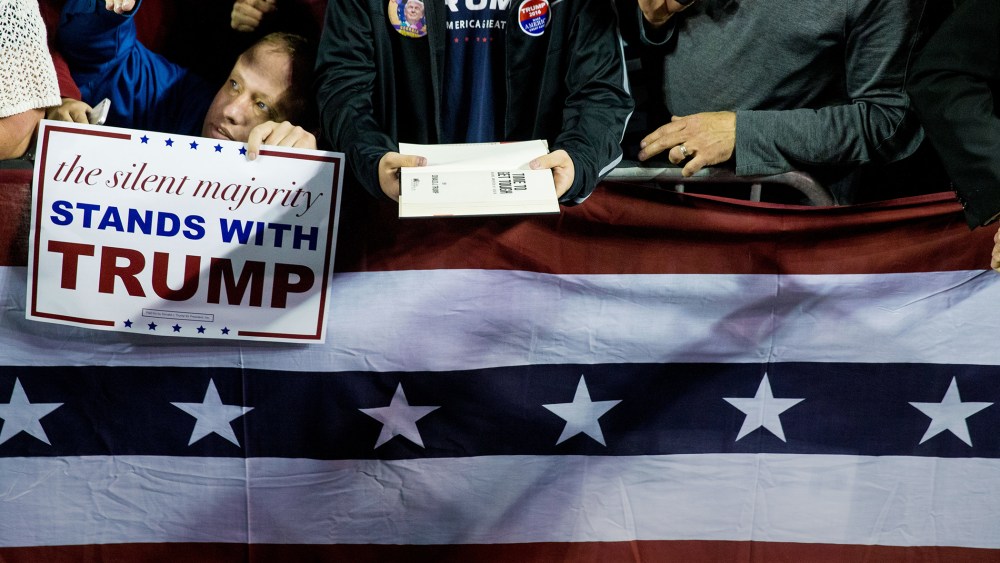 The audience await handshakes and signatures at a rally for Republican presidential candidate Donald Trump at Valdosta State University in Valdosta, Ga., Feb. 29, 2016. (Photo by Andrew Harnik/AP)