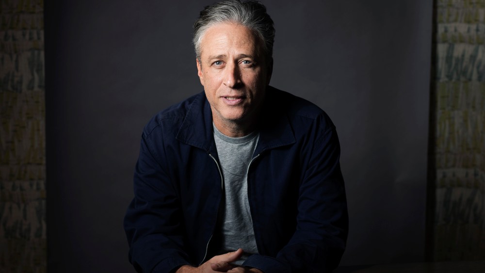 In this Nov. 7, 2014 file photo, Jon Stewart poses in New York. (Photo by Victoria Will/Invision/AP)