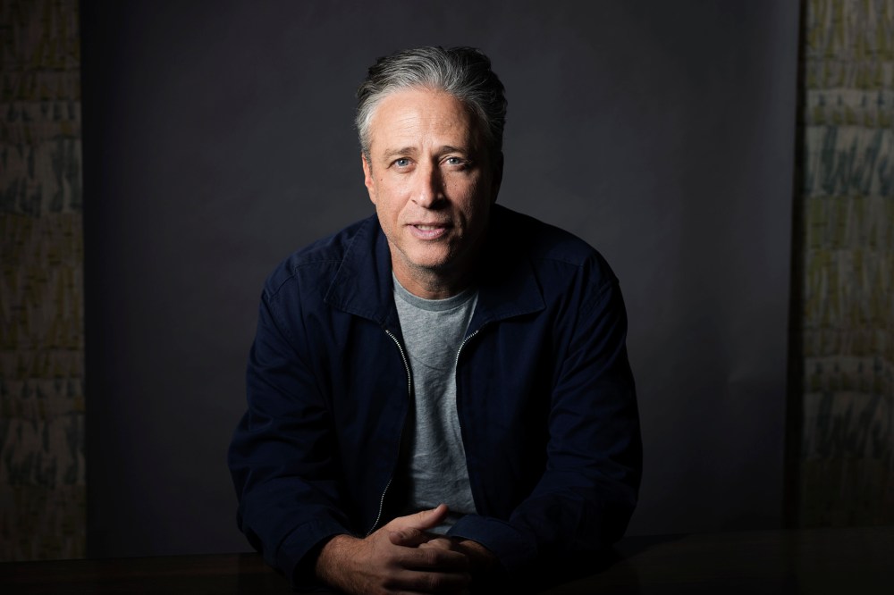 In this Nov. 7, 2014 file photo, Jon Stewart poses in New York. (Photo by Victoria Will/Invision/AP)