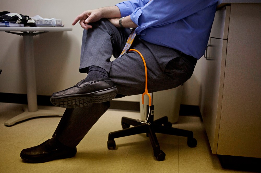 Dr. Gary Bevill at SAMA Health Care, in El Dorado, Ark.