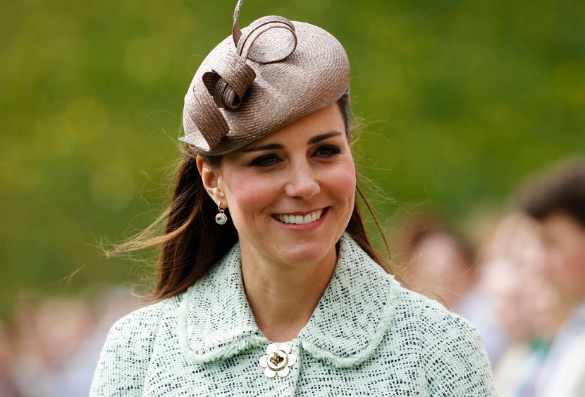 (Fies) In this file picture taken on April 21, 2013 Britain's Catherine, Duchess of Cambridge, attends the National Review of Queen's Scouts at Windsor Castle in Berkshire. (Photo by Olivia Harrisolivia/ AFP/Pool /Getty Images