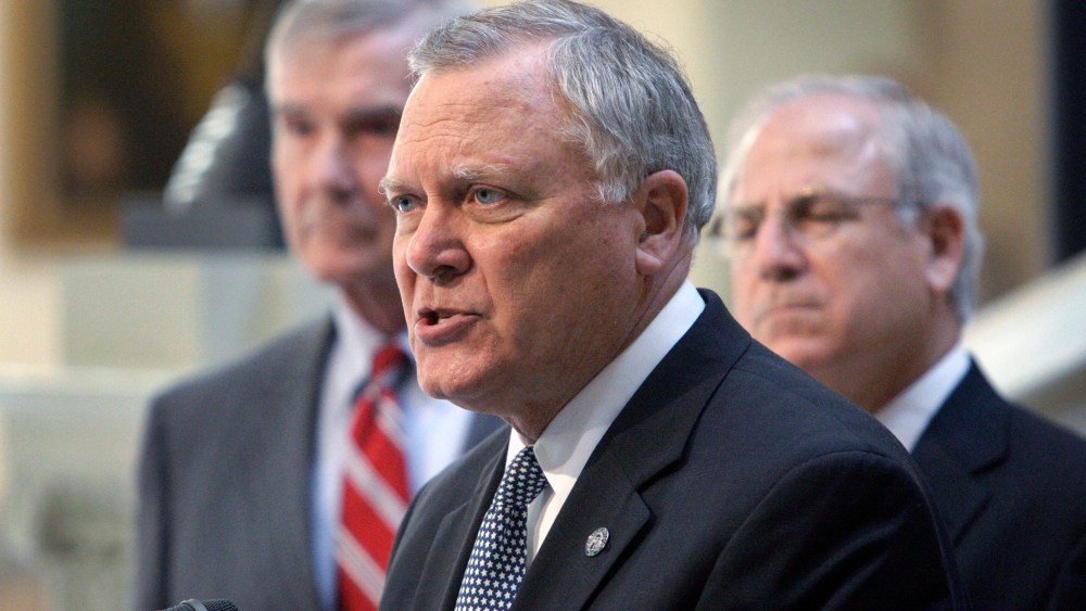 Gov. Nathan Deal speaks at a news conference in the Capitol on Tuesday, July 5, 2011 in Atlanta.