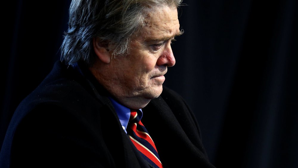 Image: White House Senior Advisor Bannon attends a roundtable discussion held by U.S. President Trump with auto industry leaders at the American Center for Mobility in Ypsilanti Township