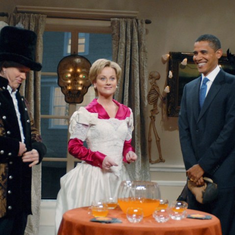 Barack Obama appearing on SNL in 2008. (NBCU Photobank)