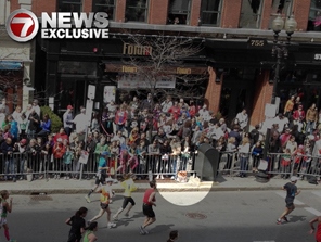 A viewer sent this photo of the race route before a bomb went off at the Boston Marathon to NBC News station affiliate WHDH. The FBI is examining this and other photos from the public in its search for information about Monday’s explosions. Source: WHDH