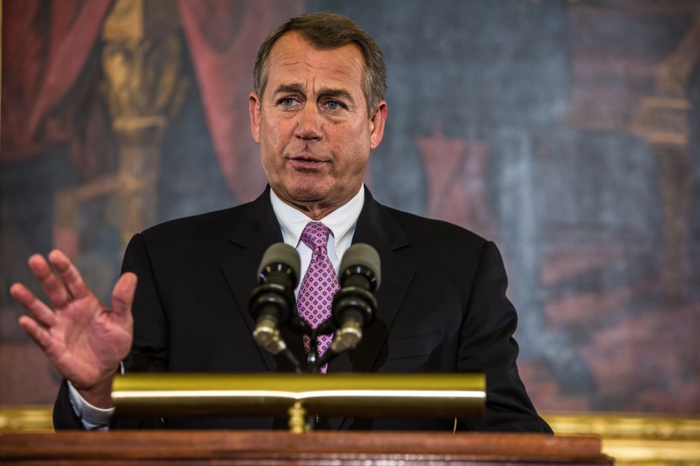 House Speaker John Boehner (R., OH) has signaled that Republicans are willing to work with President Obama after his party's widespread losses on Election Day. Does this signal a move to the center? msnbc hosts discuss. (Photo by Brendan Hoffman/Getty...