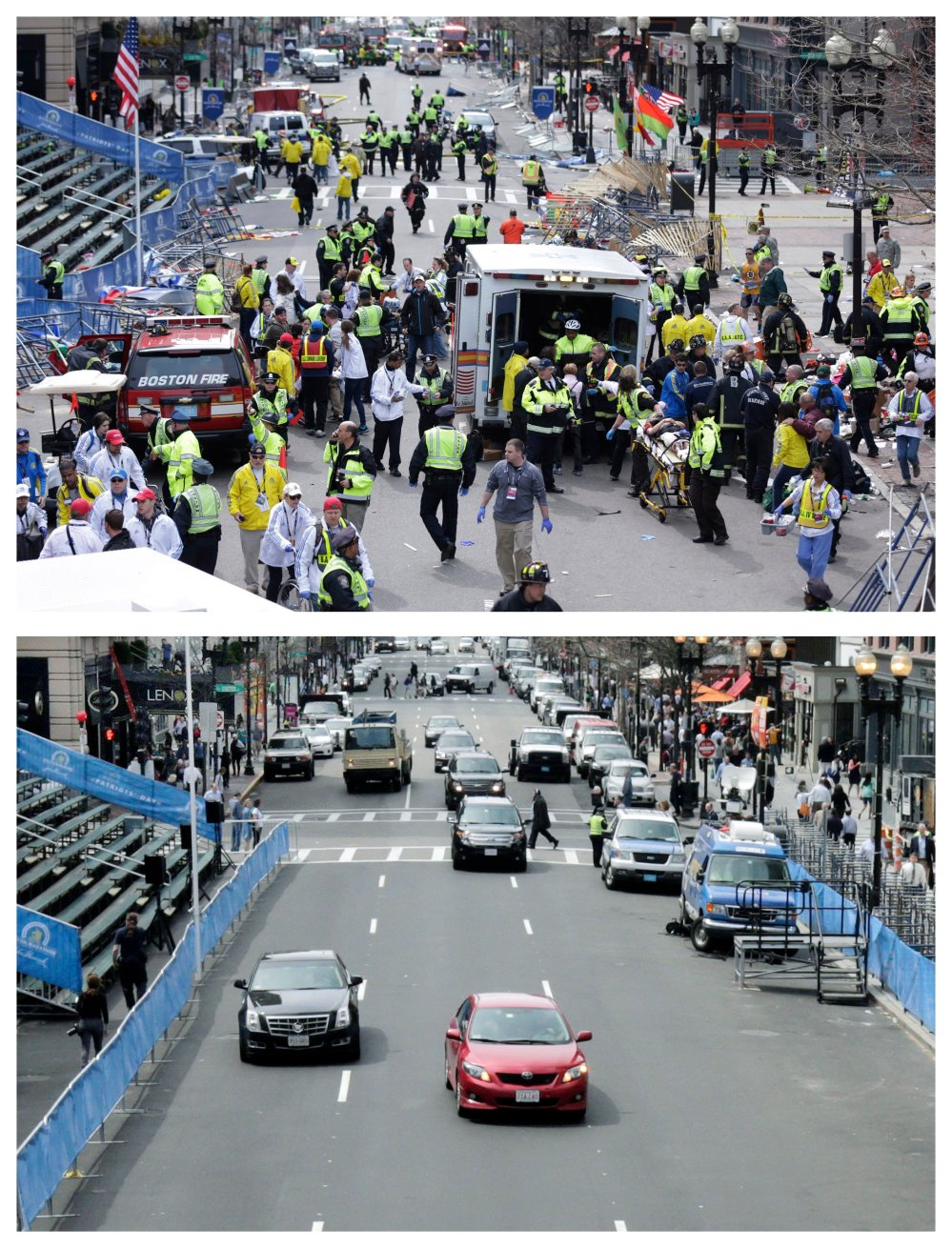 Image: Boston Marathon Then and Now