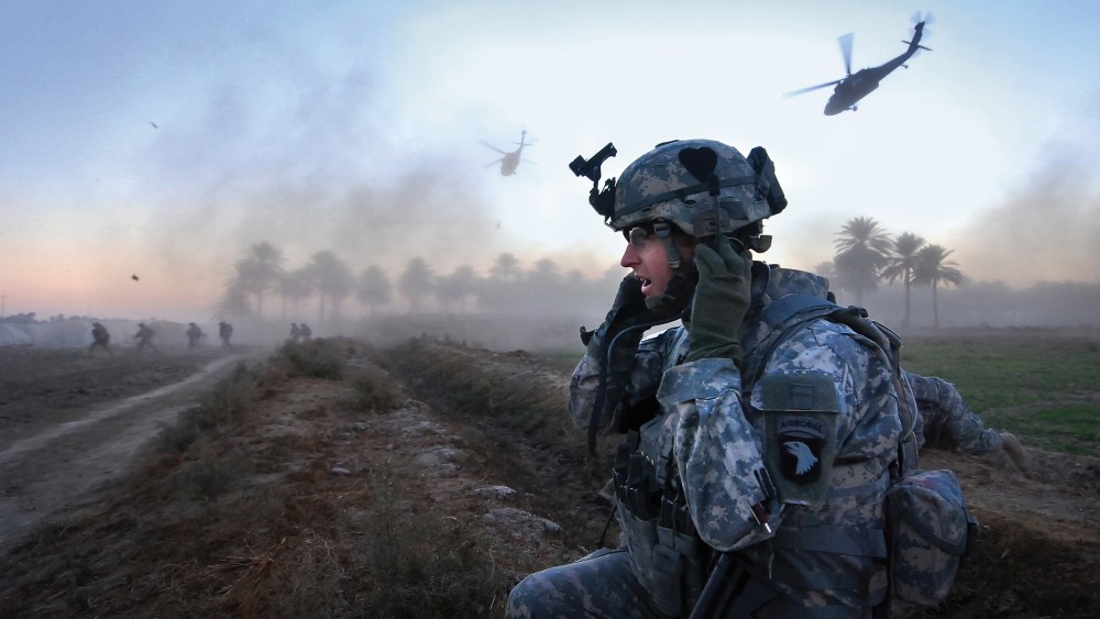 File Photo: Capt. George Morris, commander of B Company, 2-502 Infantry, and his soldiers  in the opening salvo of Operation "Patriot Strike." The soldiers detained ten suspected al-Qaida conspirators and seized...