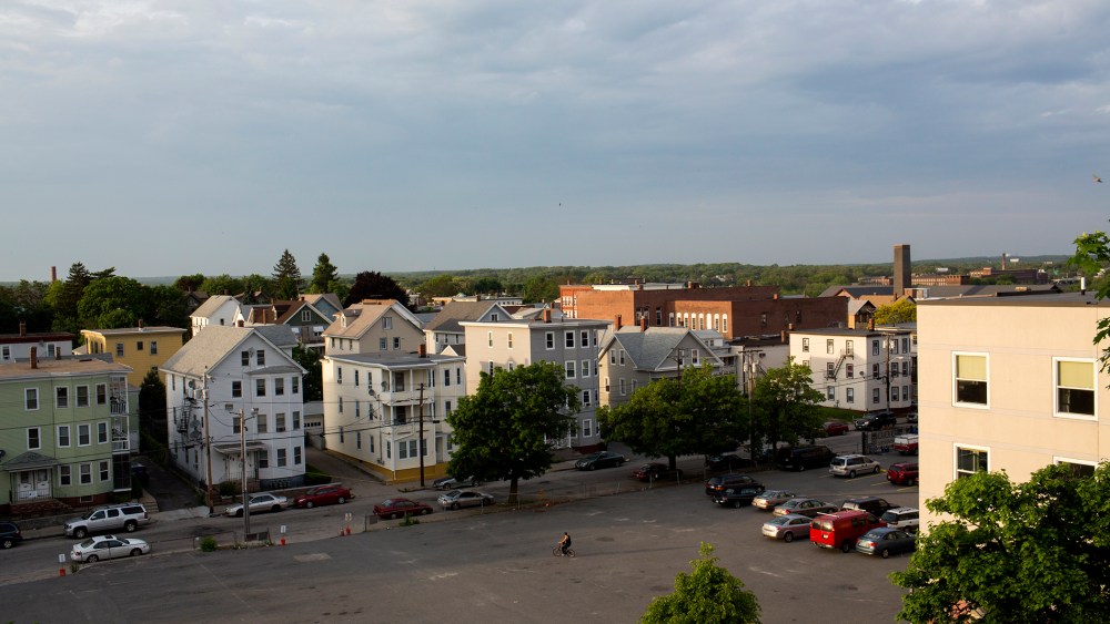 This view of Central Falls, Rhode Island can be seen from Jenks Park, a historical site in Central Falls.