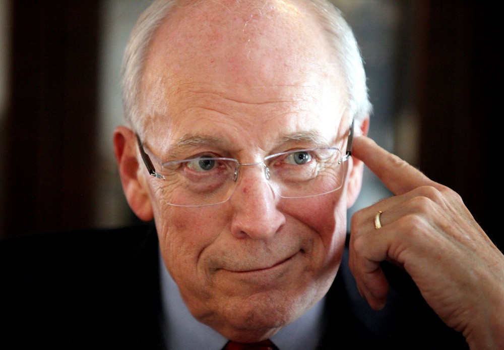 Former Vice-President, Dick Cheney at the Wardolf-Astoria Hotel in New York (Jane Mingay, Rex Features via AP Images)
