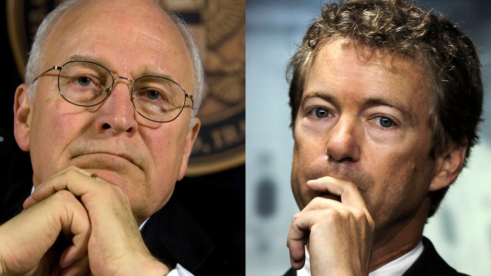 Former Vice President Dick Cheney and U.S. Sen. Rand Paul clash over Iraq policy.