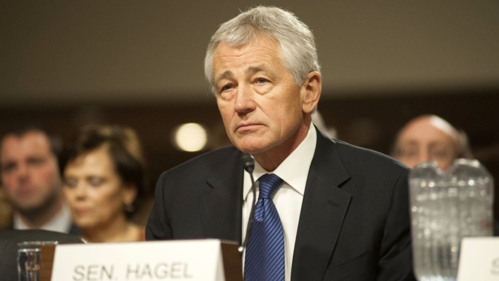 Chuck HagelChuck Hagel Secretary of Defense Confirmation Hearing, Washington D.C., America - 31 Jan 2013Former Senator Chuck Hagel appears at his confirmation hearing as the next Secretary of Defense (Rex Features via AP Images)