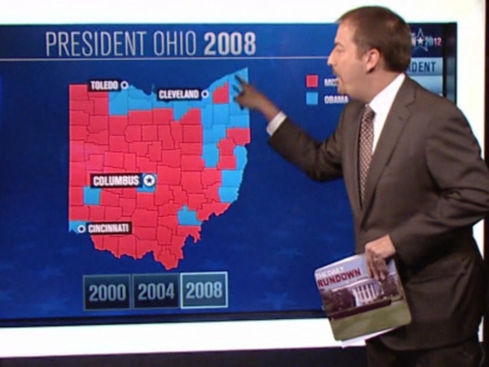 Chuck with Ohio 2008 Map