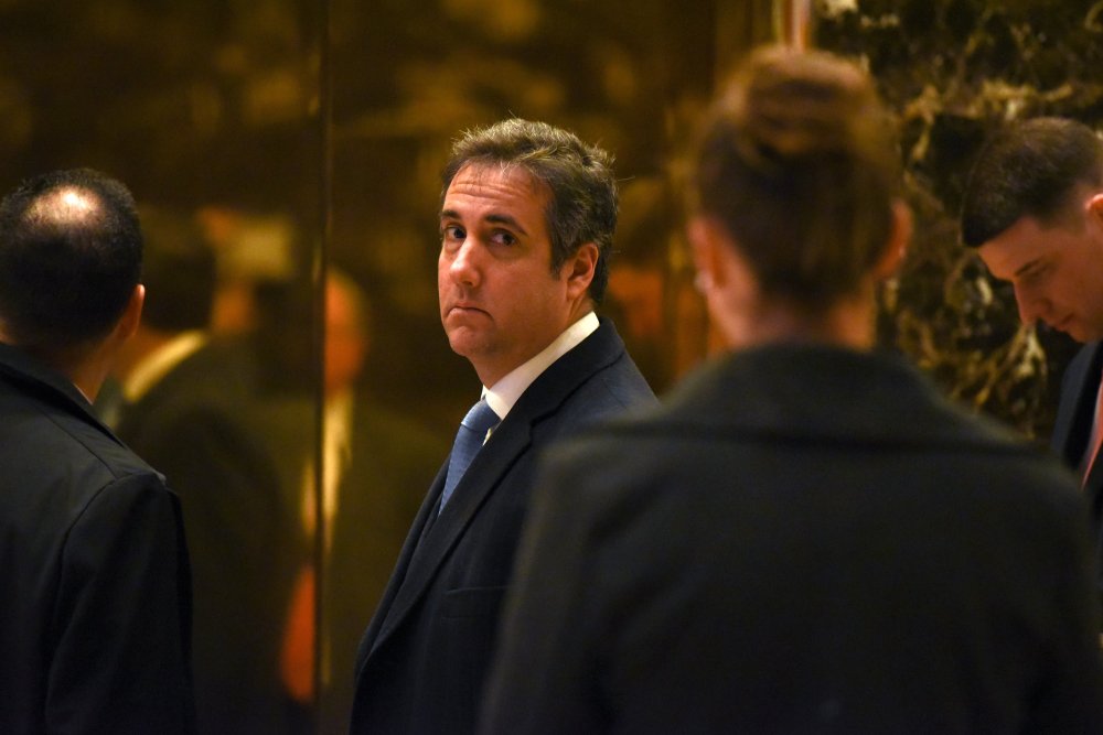 Image: Michael Cohen, attorney for The Trump Organization, arrives at Trump Tower in New York City