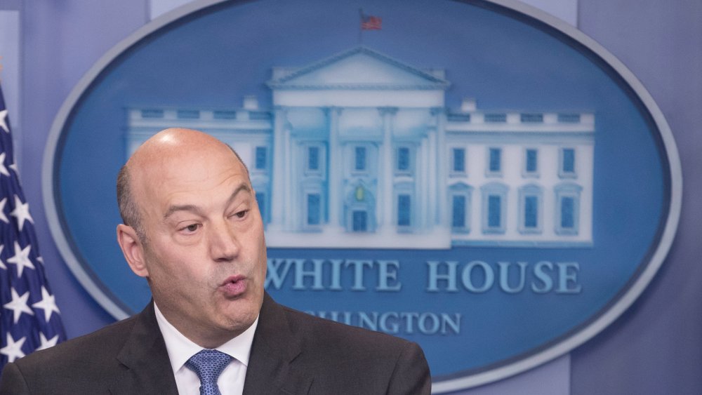 Image: White House news conference with US Treasury Secretary Steven Mnuchin and National Economic Director Gary Cohn