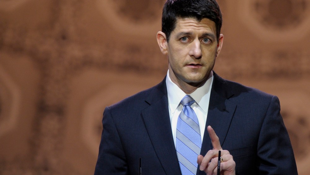 Rep. Paul Ryan, R-Wis. speaks at the Conservative Political Action Committee annual conference in National Harbor, Md., Thursday, March 6, 2014.