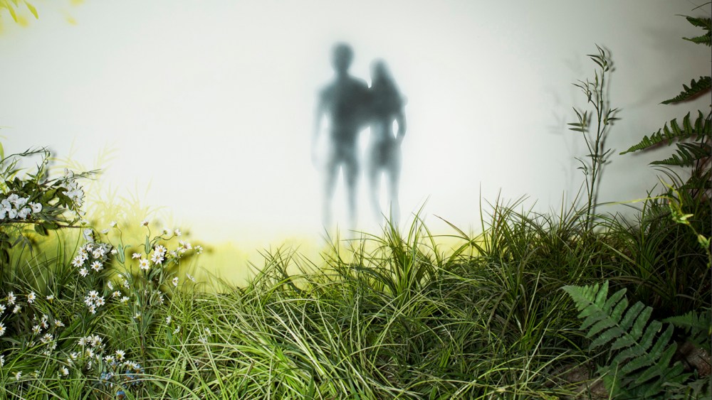 Image depicting Adam & Eve’s "Walk with God" at the Creation Museum in Petersburg, Ky.