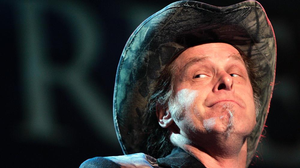 In this May 19, 2006 file photo, Ted Nugent performs during the opening ceremony of the National Rifle Association annual convention in Milwaukee.