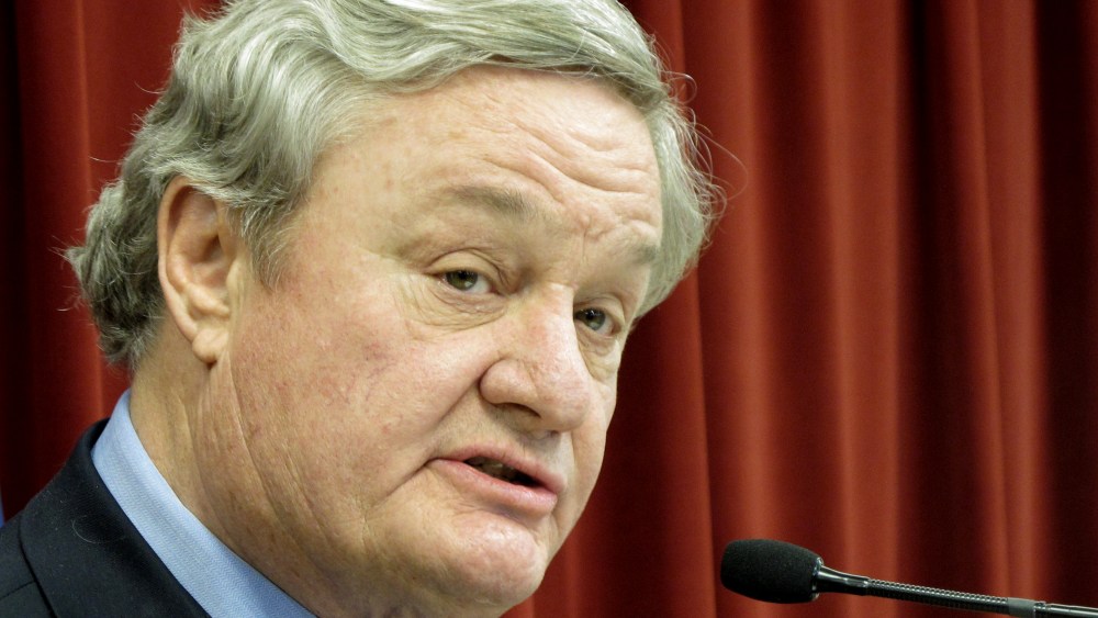 FILE - In this April 16, 2012 file photo North Dakota Gov. Jack Dalrymple speaks in Bismarck, N.D.  Dalrymple signed legislation Tuesday, March 26, 2013 that that would make North Dakota the nation's most restrictive state on abortion rights, banning...