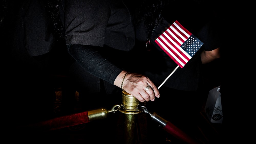 Supporters gather at Ceaser's Hotel in Las Vegas, Nev. on Feb. 20, 2015. (Photo by Dina Litovsky/Redux for MSNBC)
