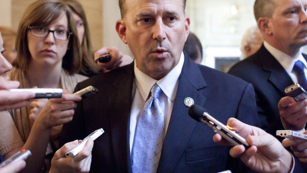 Image: Rep. Louie Gohmert, R-Texas, speaks to reporters