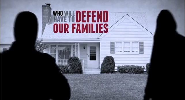 Screenshot of the NRA's new ad criticizing President Obama's push for a 10-round limit for magazines.