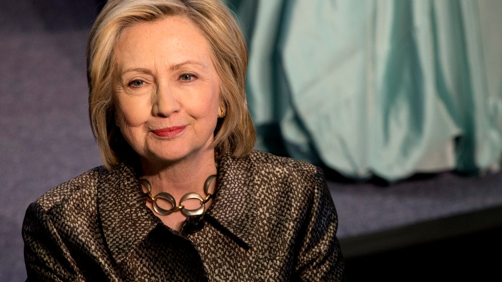 Democratic presidential candidate Hillary Rodham Clinton attends an event in Washington on April 22, 2015