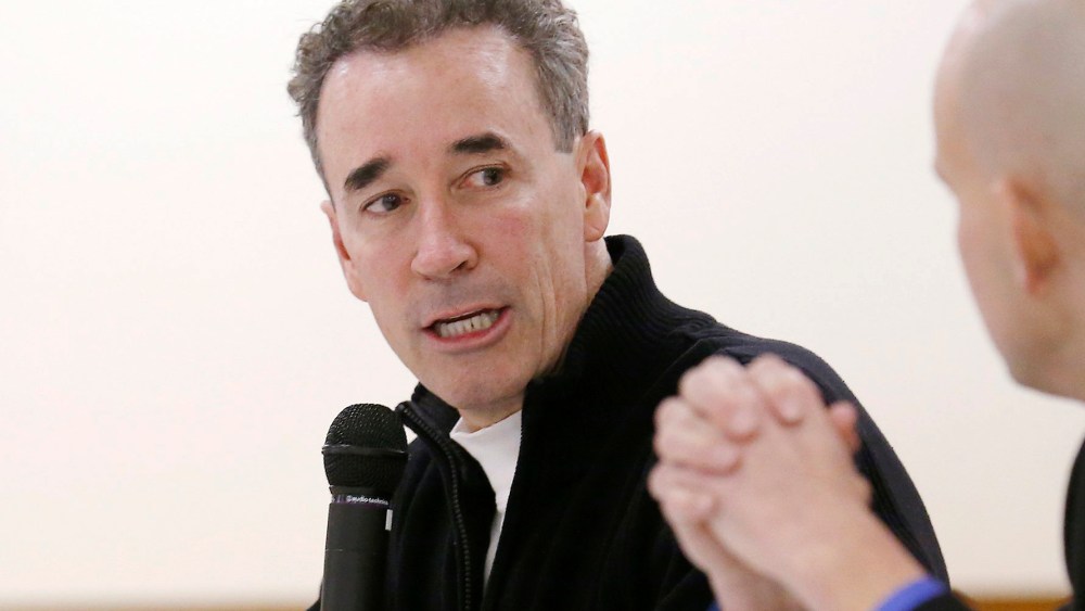 In this Jan. 11, 2015 photo candidate Joe Morrissey appears at an event in Richmond, Va. (Photo by Mark Gormus/Richmond Times-Dispatch/AP)