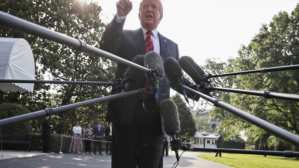 Image: President Trump Departs White House For G7 Summit In Canada