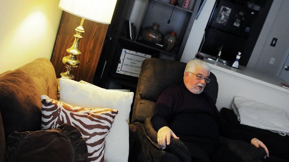 Bill Lowden, 70, a resident of the John C. Anderson Apartments, says affordable housing is “very important” to him.